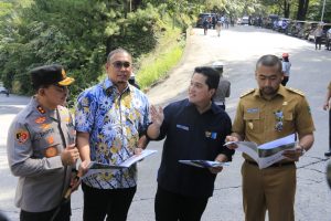 Kapolda Sumbar dampingi mentri BUMN