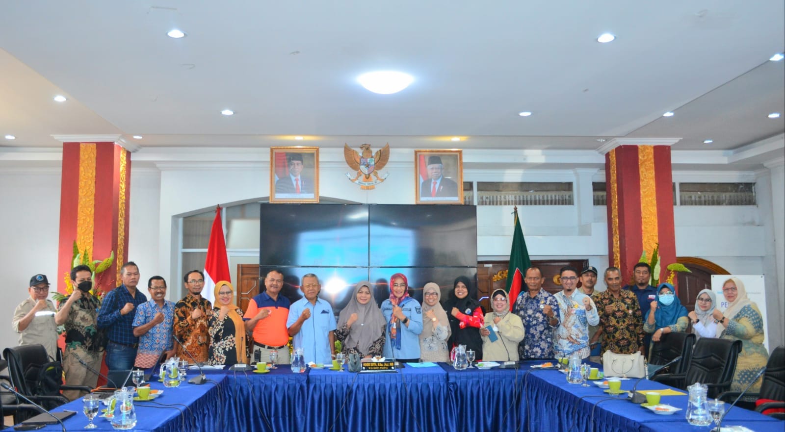 Pemko dan Tim Peneliti Dosen Unand Bahas Penguatan Mitigasi Bencana di Padang. ( Foto : Ist )
