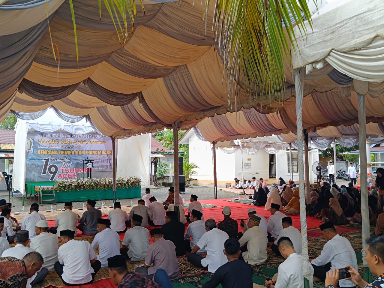 Peringati 19 Tahun Tsunami, Pemkab Aceh Barat Menggelar Tausiyah, Zikir, dan Doa Bersama