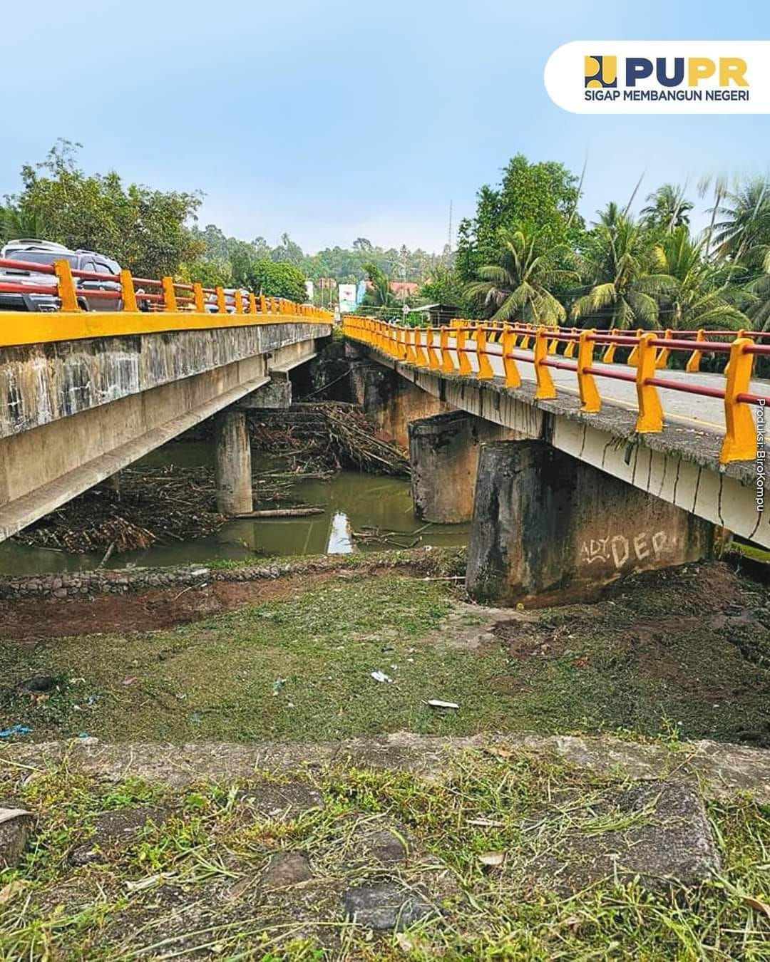 Kunker Ke Sumbar, Menteri PUPR Basuki Hadimuljono Pastikan Jembatan Kiambang Pariaman Akan Segera diganti