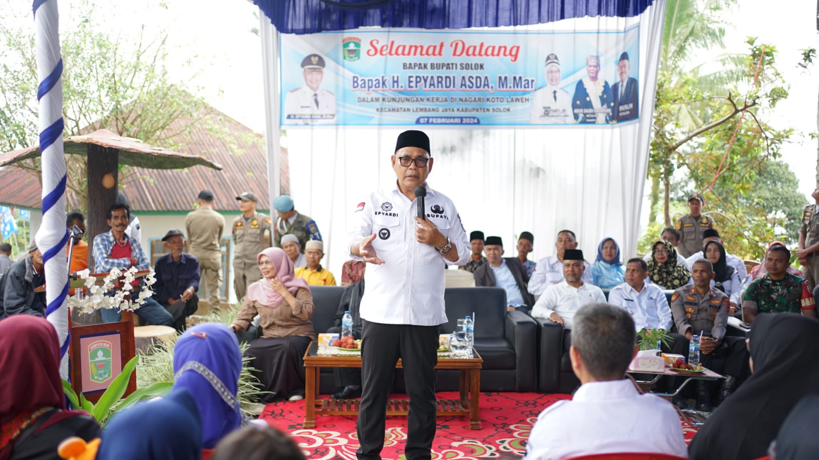 Foto : Bupati Solok Kunker ke Nagari Koto Laweh