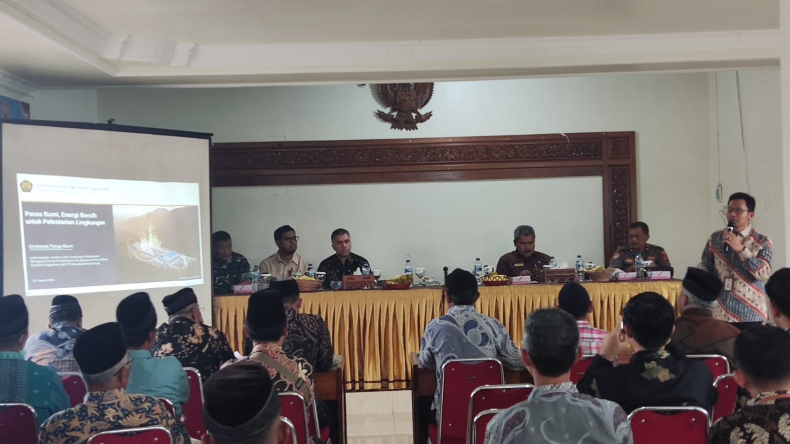 Foto : Hitay Balai Kaba melakulan Sosialisasi Geotermal