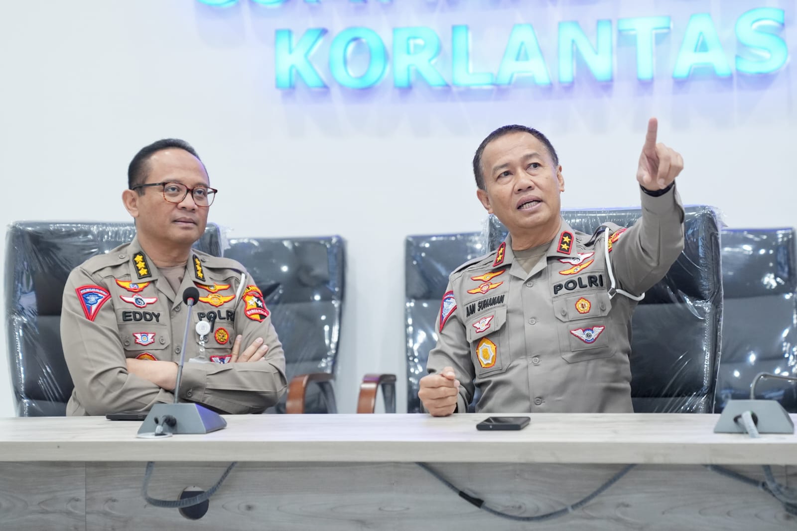 Foto : Kakorlantan tinjau command center