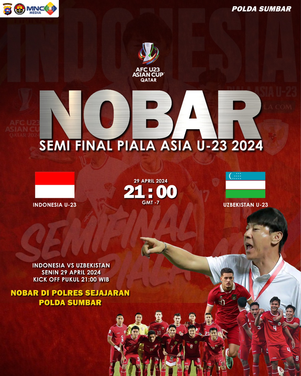 Nobar Semi Final Piala Asia U-23