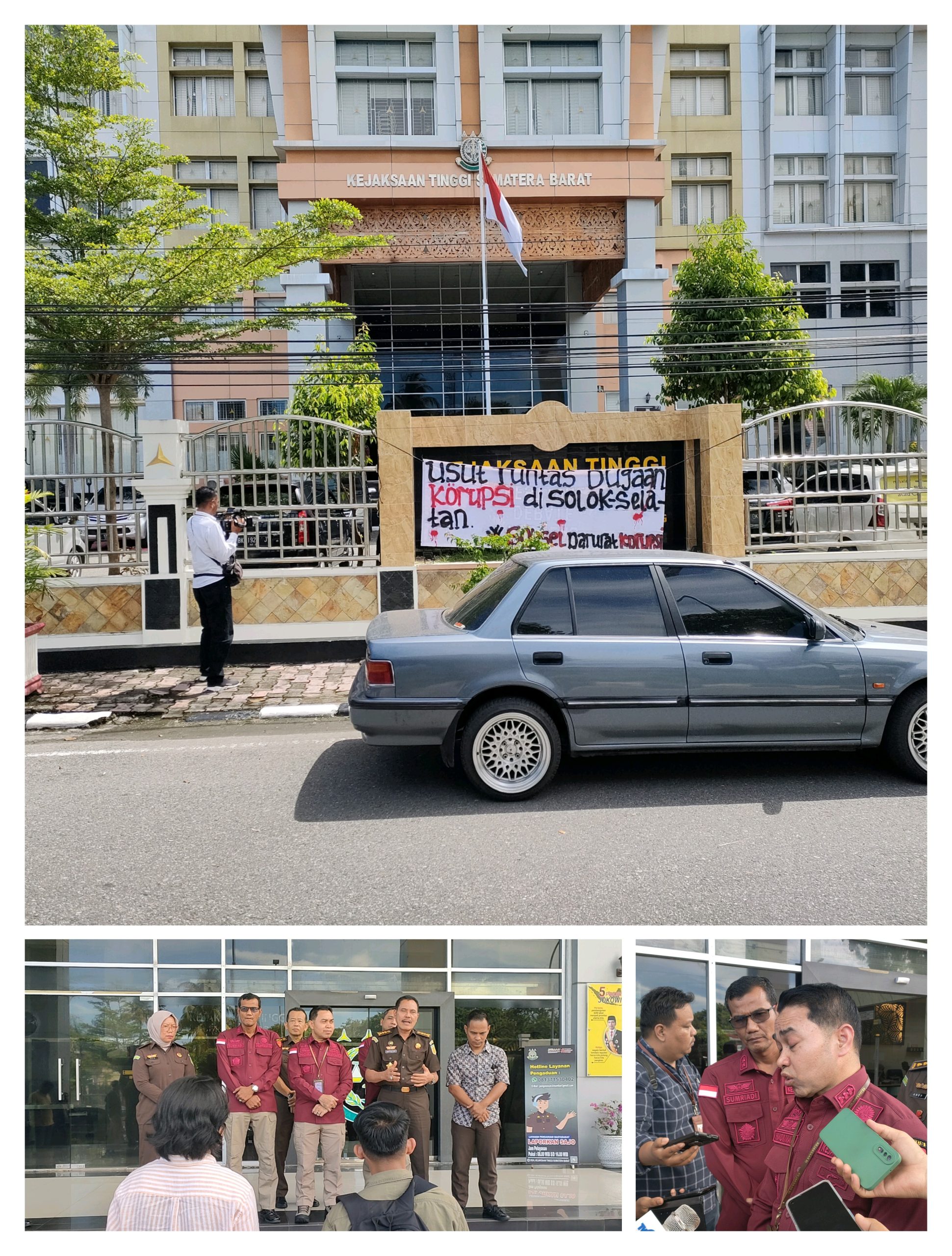 Usai Diperiksa Terkait Dugaan Korupsi Penggunaan Lahan Negara ( Kawasan Hutan Lindung )Oleh Kejati Sumbar, Khairunnas Bupati Solok Selatan Bungkam Dan Langsung Ngacir !