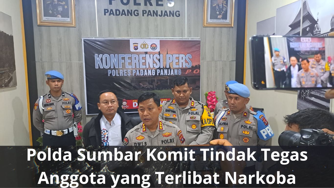 Polda Sumbar Komit Tindak Tegas Anggota yang Terlibat Narkoba