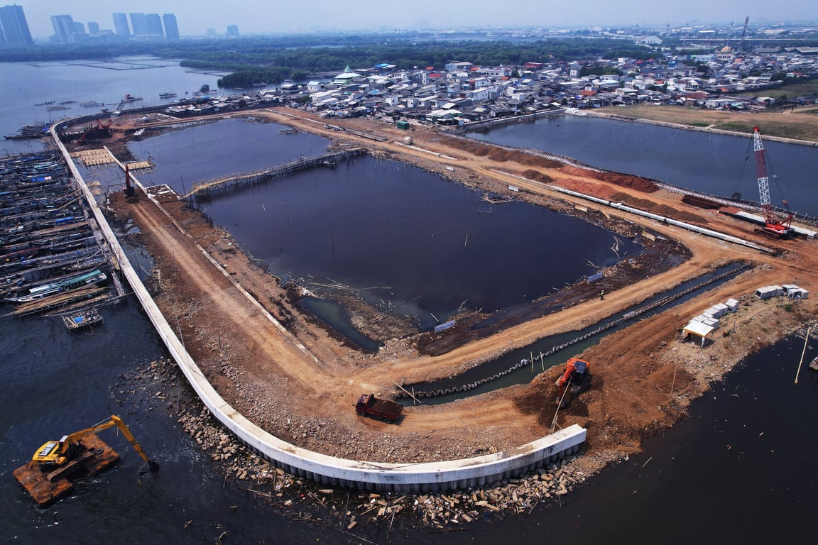 CCSP dan Spun Pile, Ratusan Produk Andalan WSBP pada Proyek Pengaman Pantai Teluk Jakarta, Cegah Erosi dan Banjir Rob di Kawasan Pesisir