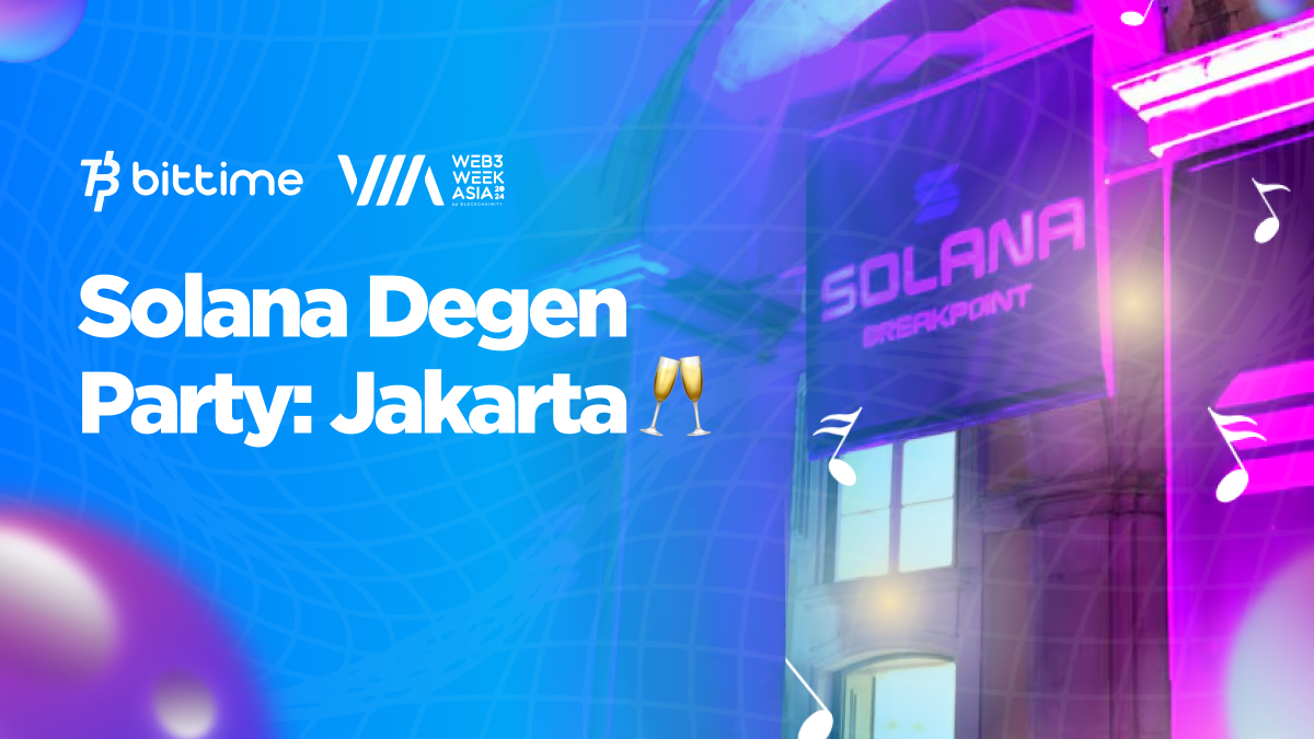 Dorong Pertumbuhan Komunitas Memecoin di Indonesia, Bittime Dukung Solana Degen Party: Jakarta