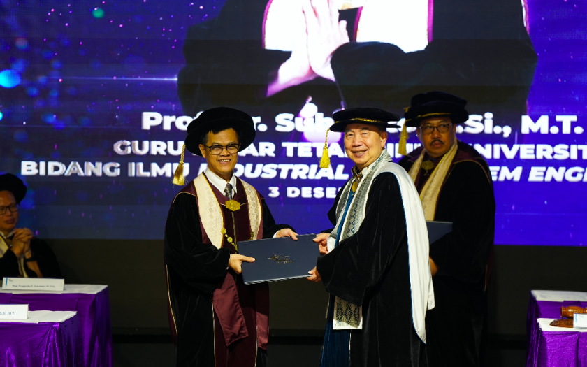 BINUS UNIVERSITY Resmi Miliki Guru Besar Bidang Industrial & System Engineering, Komitmen Untuk Ciptakan Berbagai Solusi Inovatif