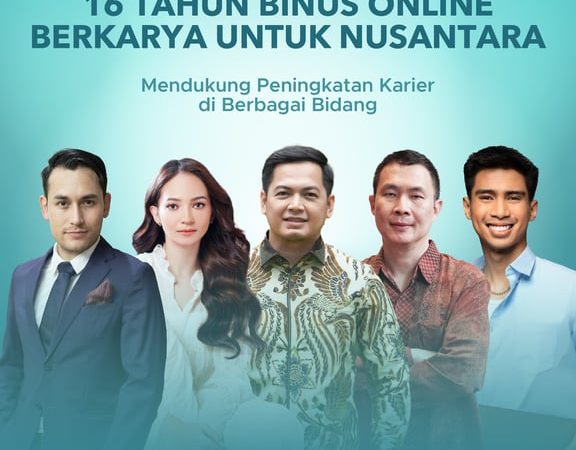 BINUS Online Peringati Ulang Tahun ke-16: Lanjutkan Komitmen Dukung Peningkatan Karier dan Perluas Akses Pendidikan Online Berkualitas