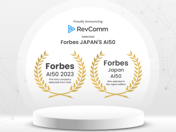 RevComm Terpilih dalam “Forbes JAPAN’S AI 50”