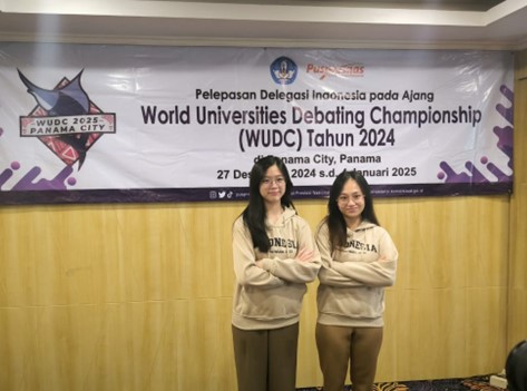 Jennifer dan Rachel: Mahasiswa BINUS UNIVERSITY Raih Penghargaan di The World Universities Debating Championships 2025, Harumkan Nama Indonesia