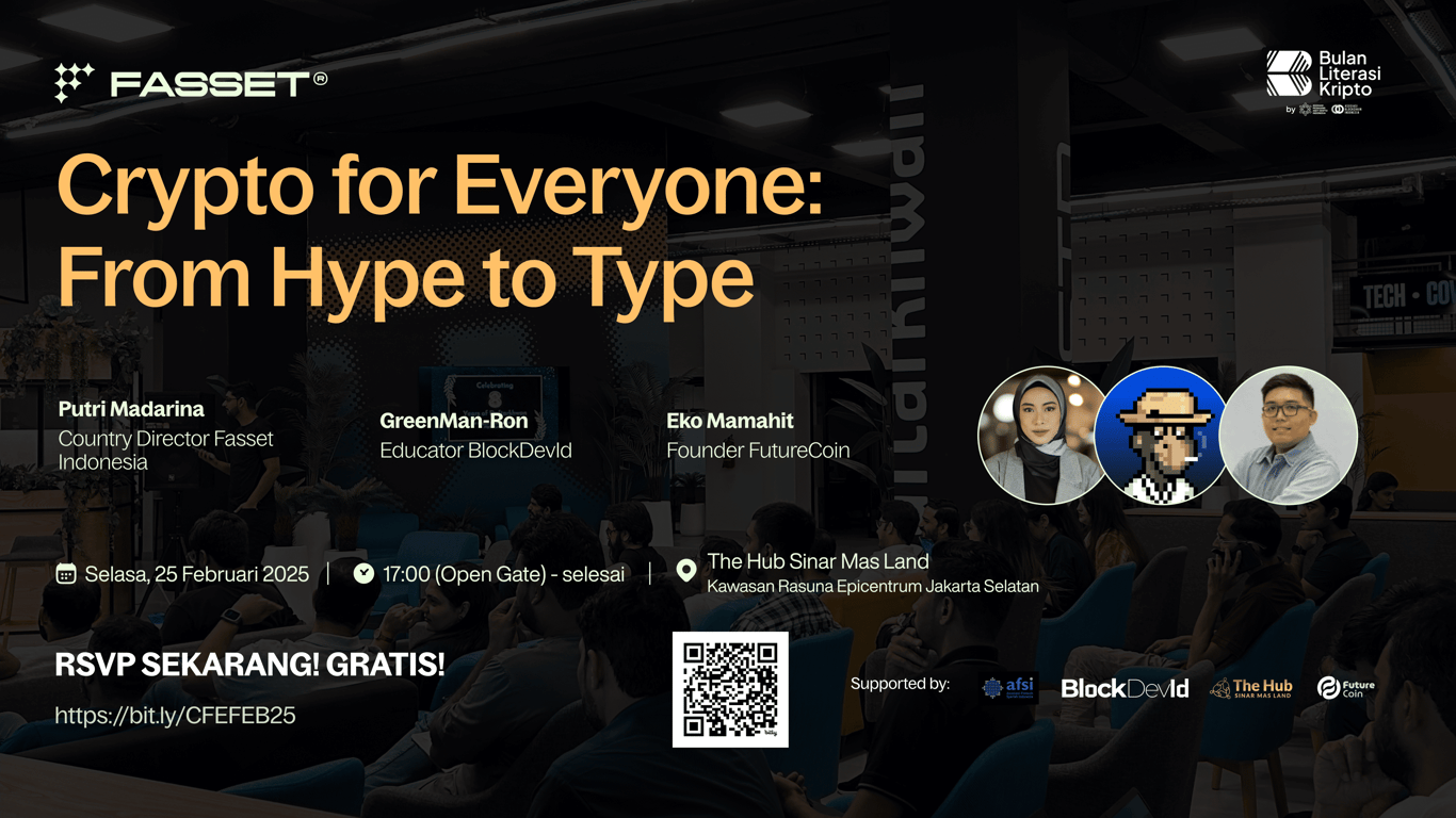 Fasset Dorong Literasi Kripto di Indonesia Lewat Diskusi Panel “Crypto for Everyone: From Hype to Type”