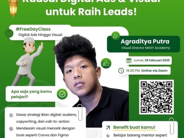 MAXY Academy Ajak Generasi Muda Belajar Digital Ads & Desain Visual Gratis