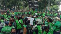 Foto : Ilustrasi Demo Ojol
