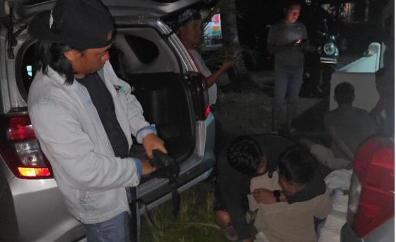 Foto : Penangkapan Terduga Pelaku Pengedar Narkotika Jenis Ganja