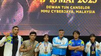 Foto : Bripda Syahrul Fauzi Darmawan uara 3 dalam ajang Combat Champs