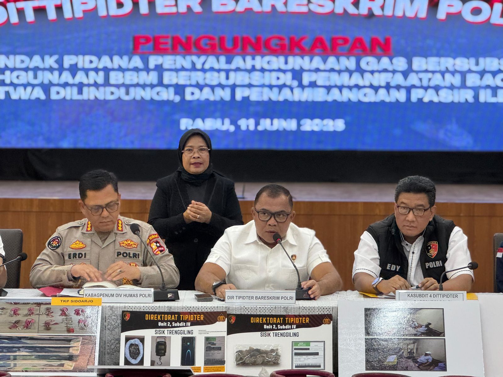 Foto : Pengungkapan Penyalahgunaan Gas Subsidi